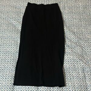 Moa Moa Classic Black Midi Skirt